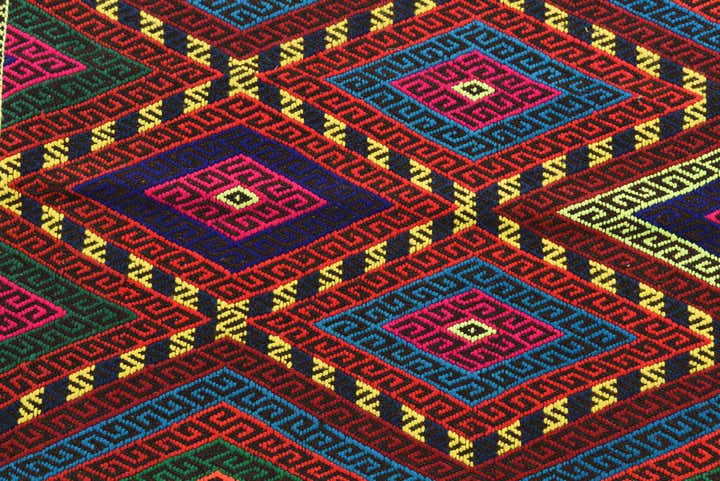 2' 7 x 9' Hand Knotted Kilim Fars Persian Wool Runner Rug