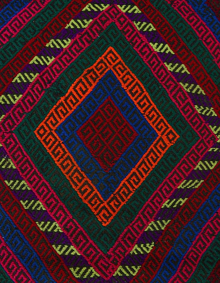 2' x 8' 4 Hand Knotted Kilim Fars Persian Wool Runner Rug