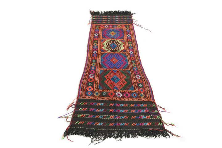 1' 10 x 6' 8 Hand Knotted Kilim Fars Persian Wool Runner Rug