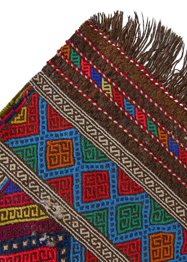 2' 4 x 8' 10 Hand Knotted Kilim Fars Persian Wool Runner Rug