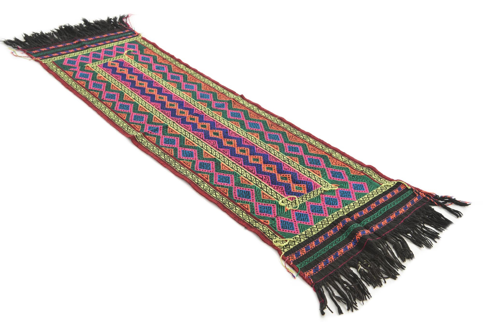 2' x 6' 9 Hand Knotted Kilim Fars Persian Wool Runner Rug