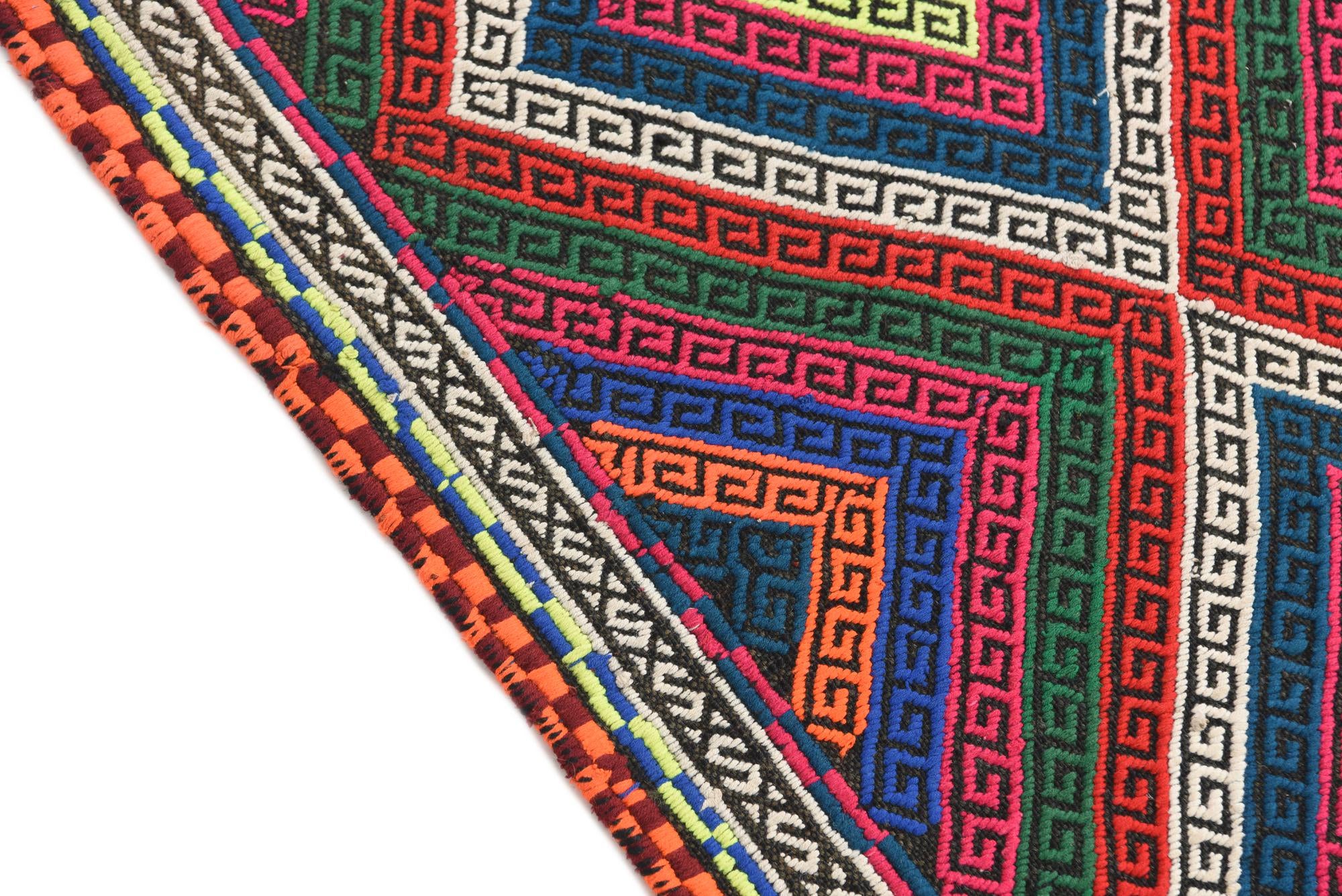2' x 9' 9 Hand Knotted Kilim Fars Persian Wool Runner Rug