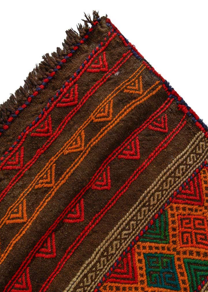2' 3 x 8' 7 Hand Knotted Kilim Fars Persian Wool Runner Rug
