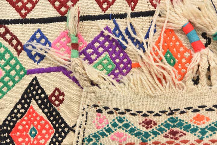 2' 5 x 9' Hand Knotted kilim Fars Persian Wool Runner Rug