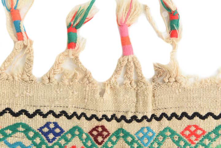 2' 5 x 9' Hand Knotted kilim Fars Persian Wool Runner Rug