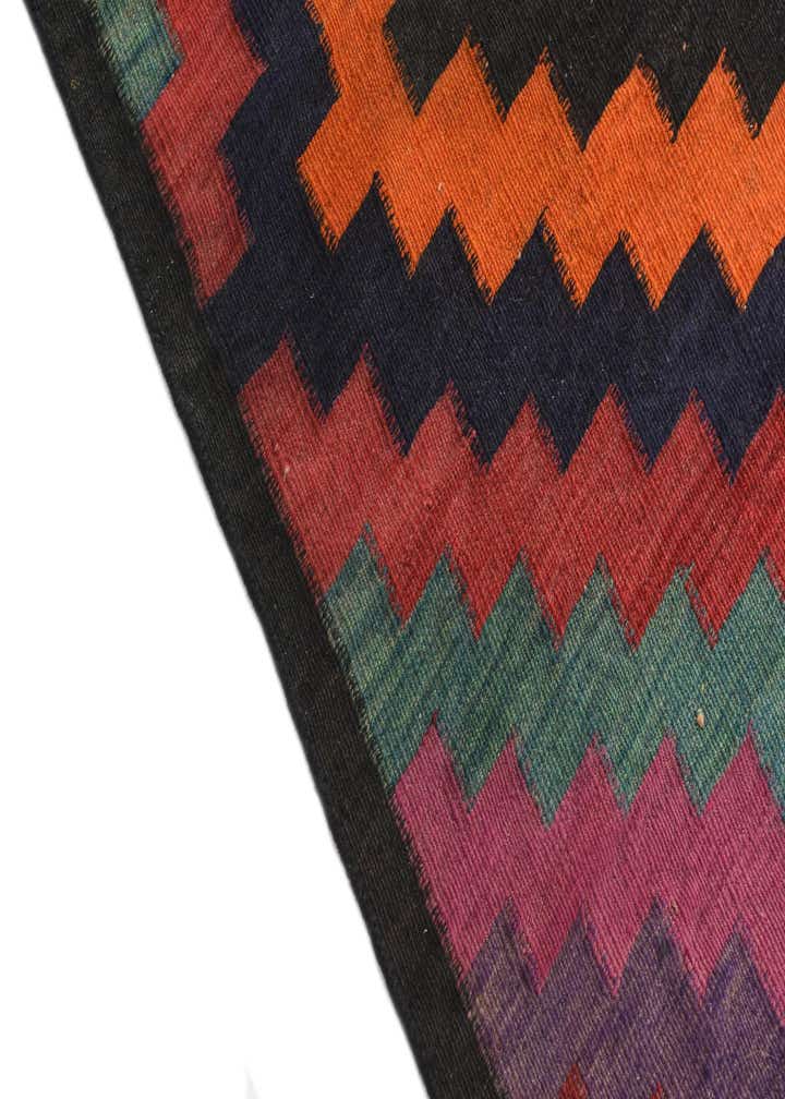 4' 3 x 10' Hand Woven kilim Fars Wool Runner Rug