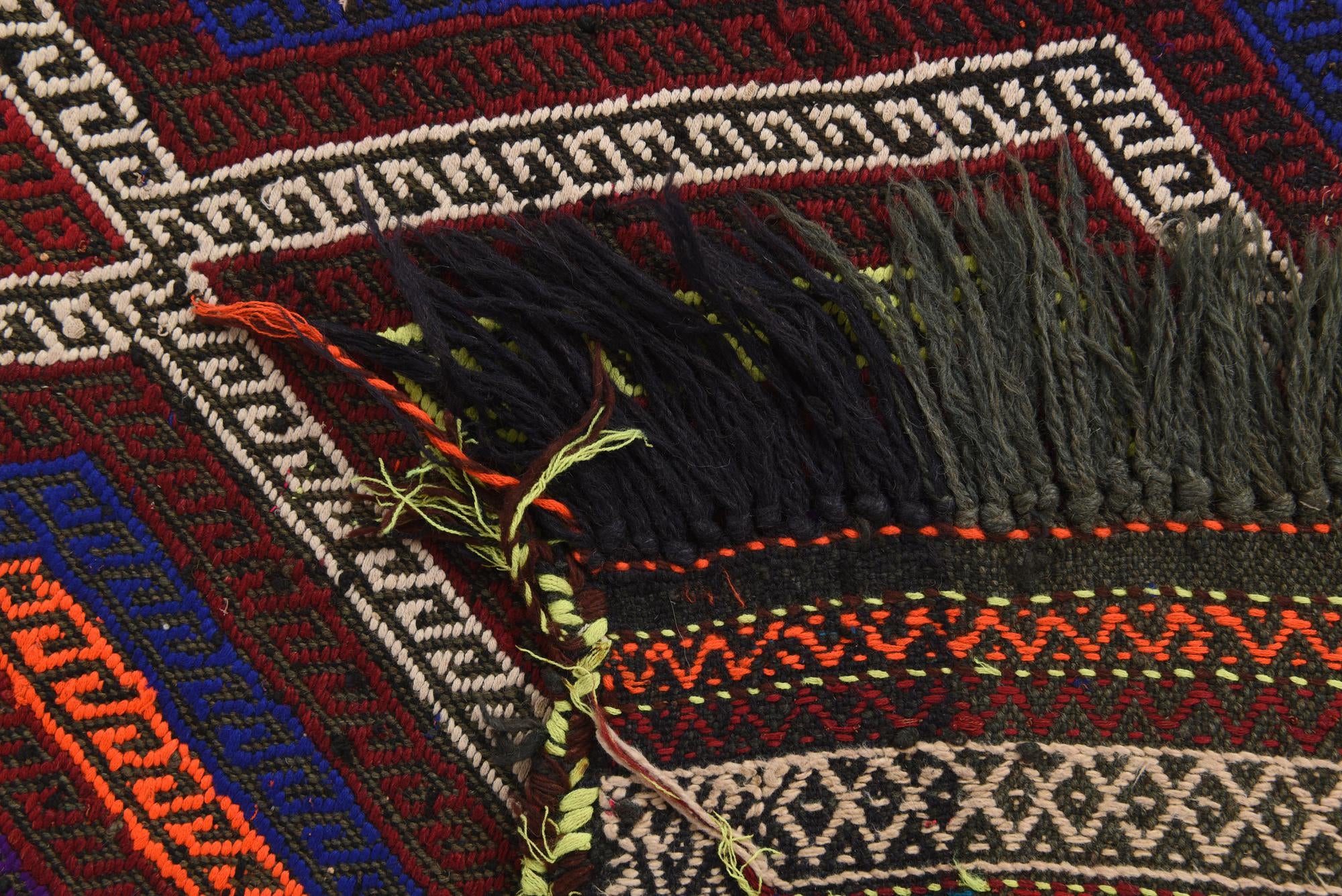 2' 3 x 8' 10 Hand Woven Kilim Fars Wool Runner Rug