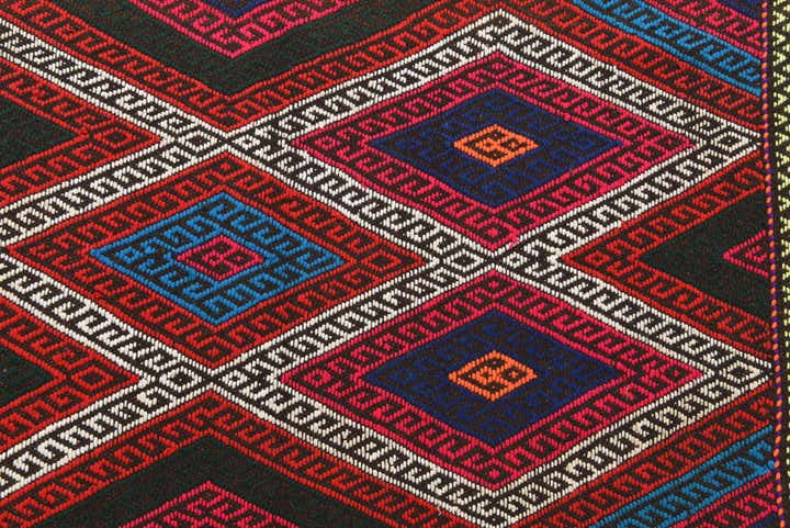 2' 5 x 11' 10 Hand Woven Kilim Fars Wool Runner Rug