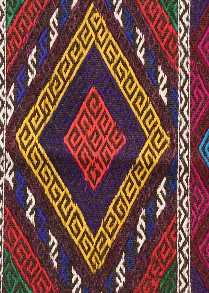 2' 2 x 8' Hand Woven Kilim Fars Wool Runner Rug