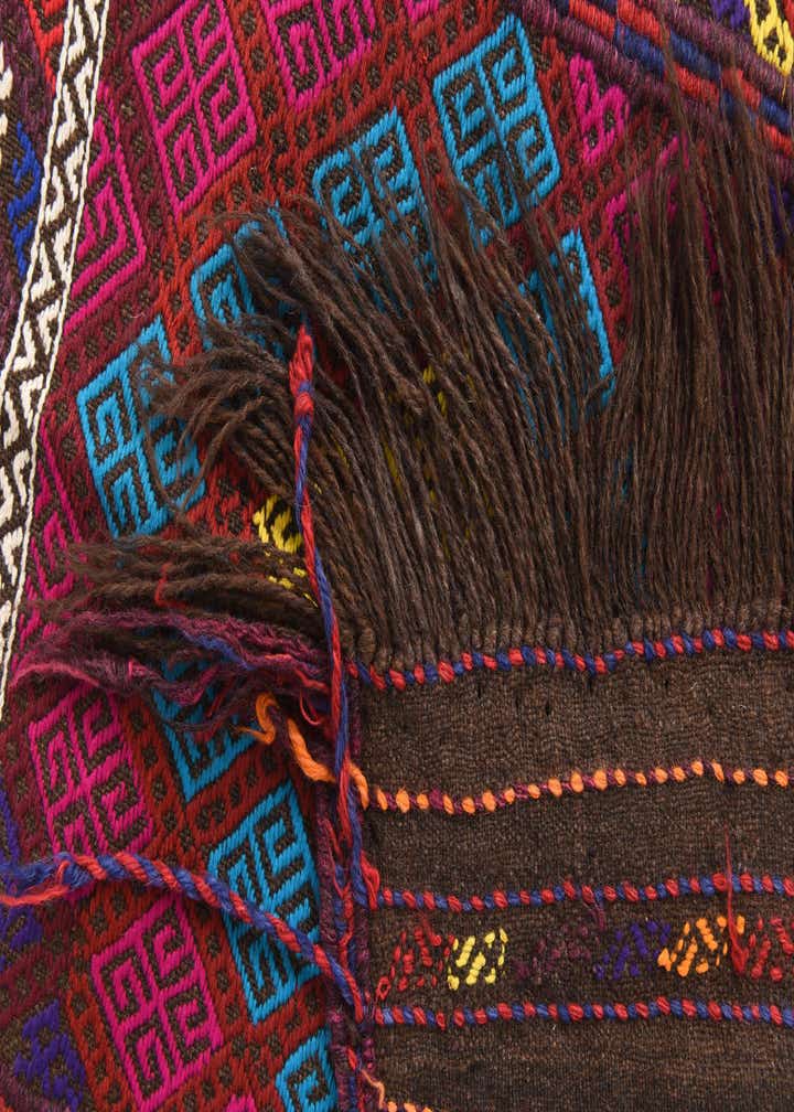 2' 2 x 8' Hand Woven Kilim Fars Wool Runner Rug