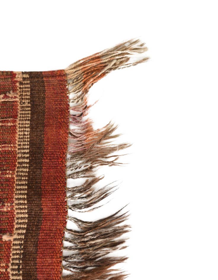Detail image of 4' 3 x 10' 9  Hand Woven Kilim Fars Wool Runner Rug
