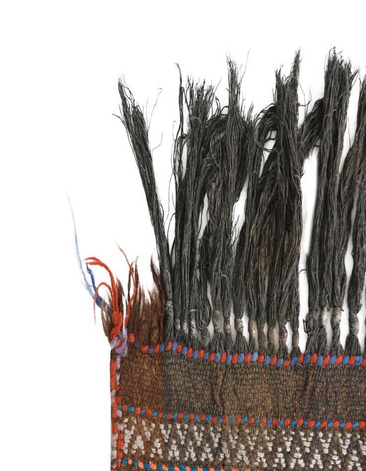 Detail image of 2' 1 x 8'  Hand Woven Kilim Fars Wool Runner Rug