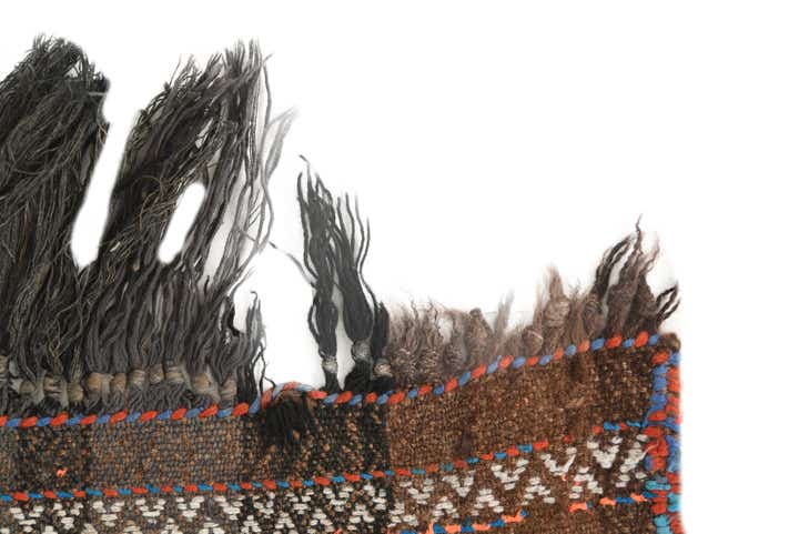 2' 1 x 8' Hand Woven Kilim Fars Wool Runner Rug