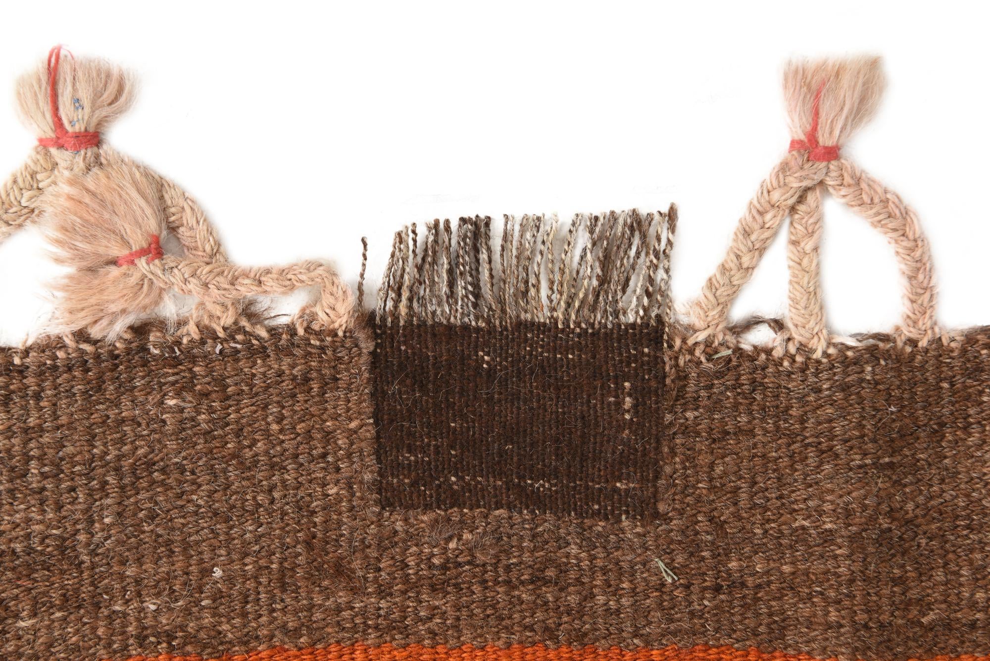 6' 3 x 9' 4 Hand Woven Kilim Fars Wool Runner Rug