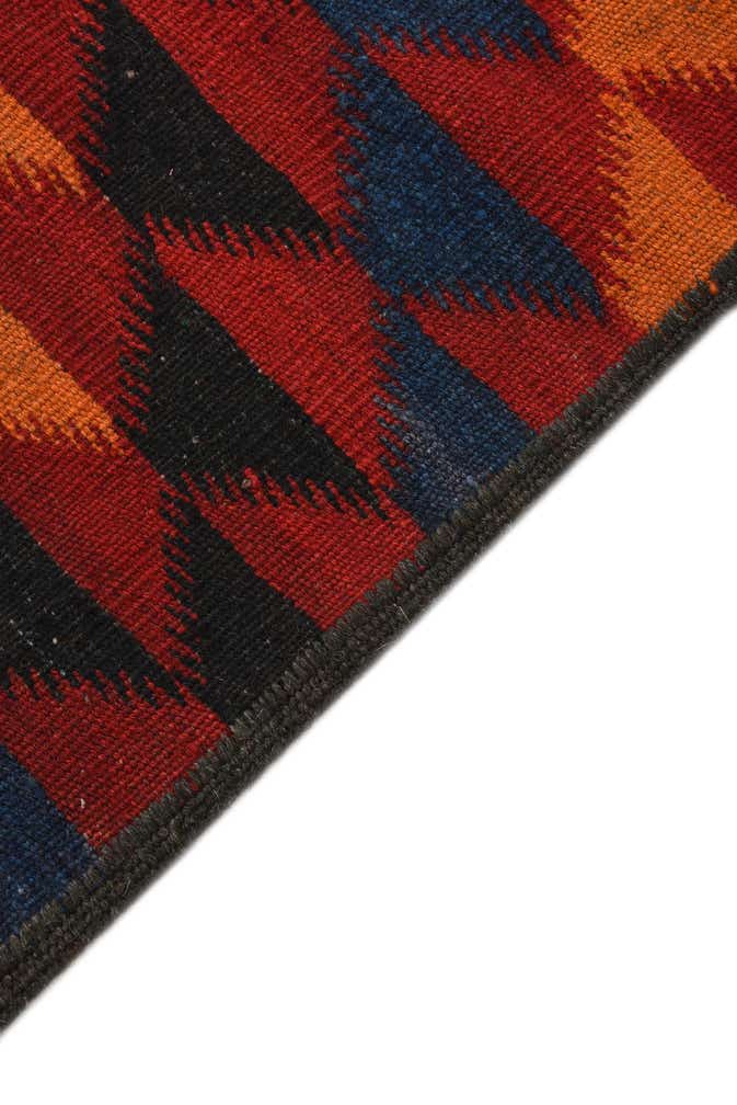 55cm x 330cm Hand Woven Kilim Fars Wool Runner Rug