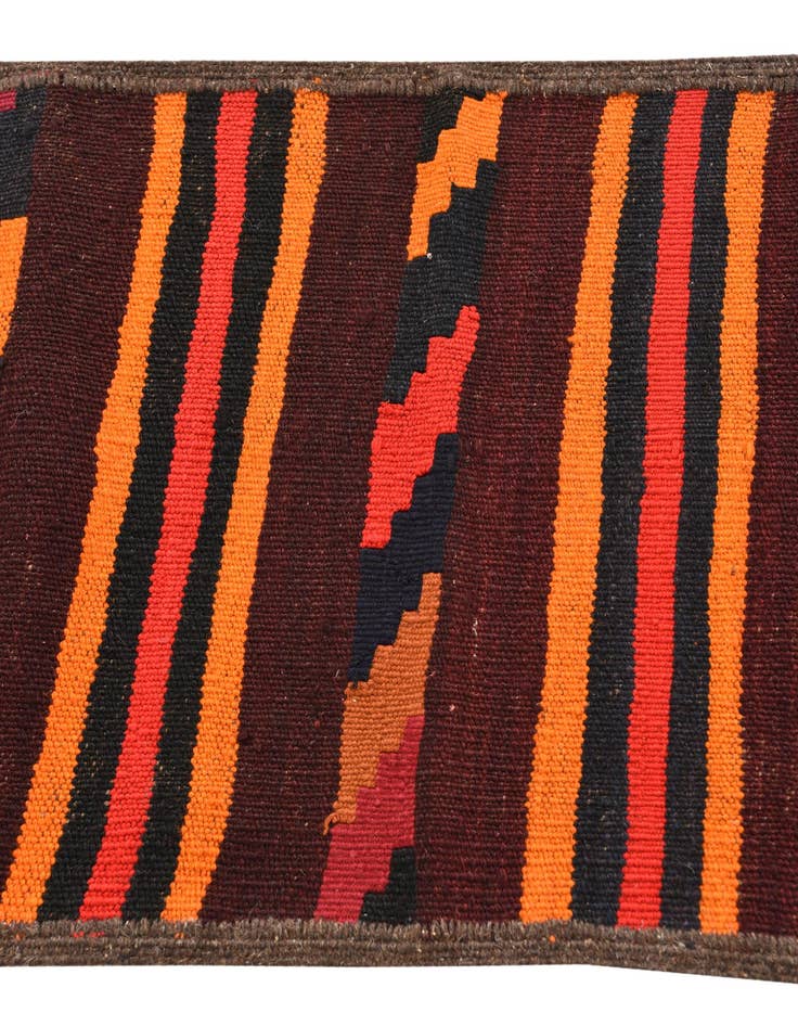 Detail image of 1' 9 x 10' 4  Hand Woven Kilim Fars Wool Runner Rug