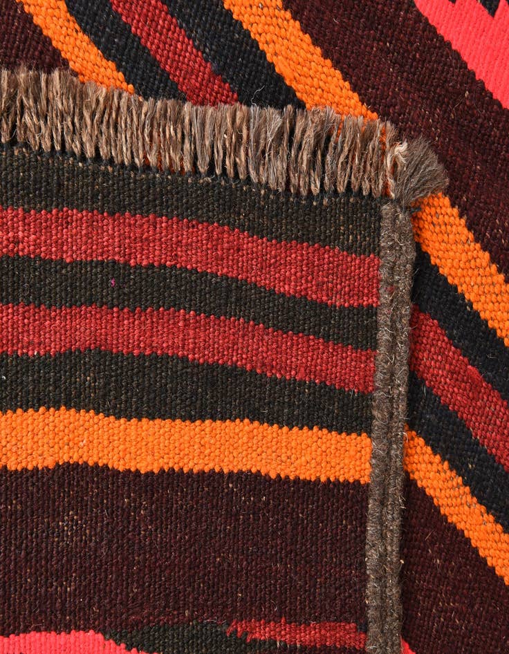 Detail image of 1' 9 x 10' 4  Hand Woven Kilim Fars Wool Runner Rug