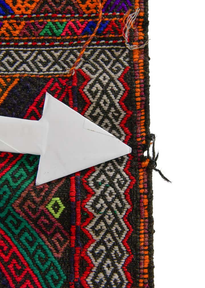 2' 4 x 8' Hand Woven Kilim Fars Wool Runner Rug