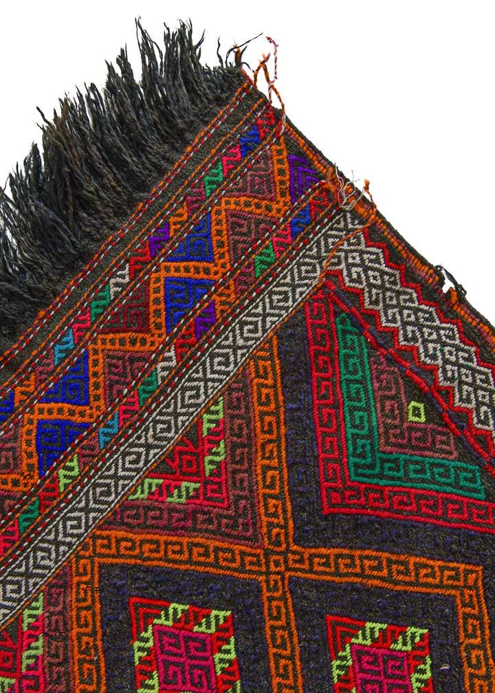 2' 4 x 8' Hand Woven Kilim Fars Wool Runner Rug
