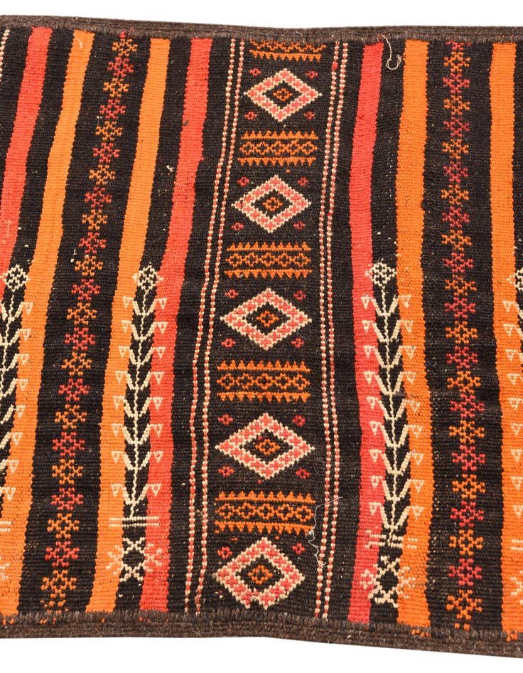 Detail image of 2' 2 x 10' 3  Hand Woven Kilim Fars Wool Runner Rug