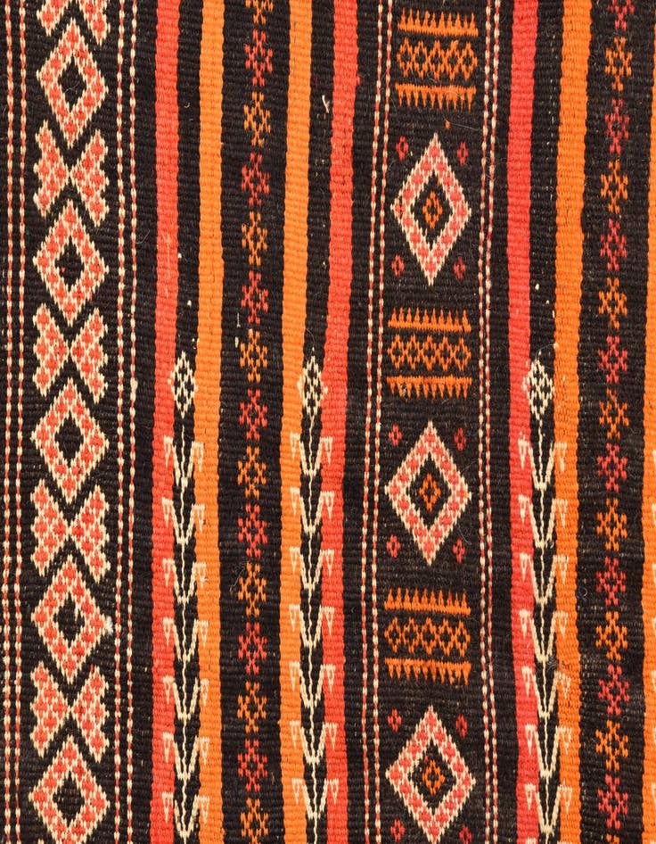 Detail image of 2' 2 x 10' 3  Hand Woven Kilim Fars Wool Runner Rug