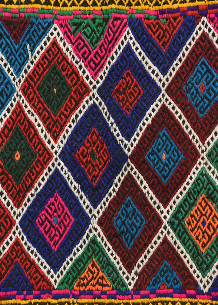 2' 4 x 8' Hand Woven Kilim Fars Wool Runner Rug