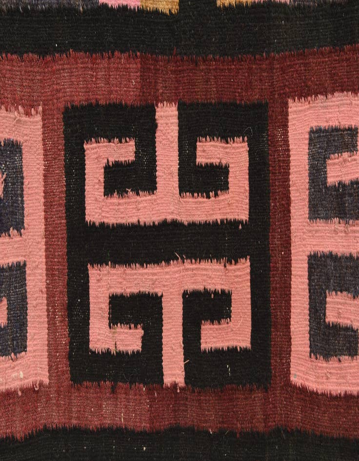 Detail image of 4' 10 x 12'  Hand Woven Kilim Fars Wool Runner Rug