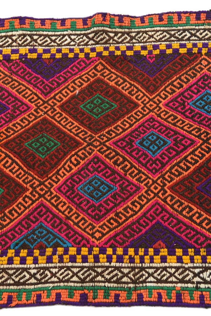 2' 3 x 7' 8 Hand Woven Kilim Fars Wool Runner Rug