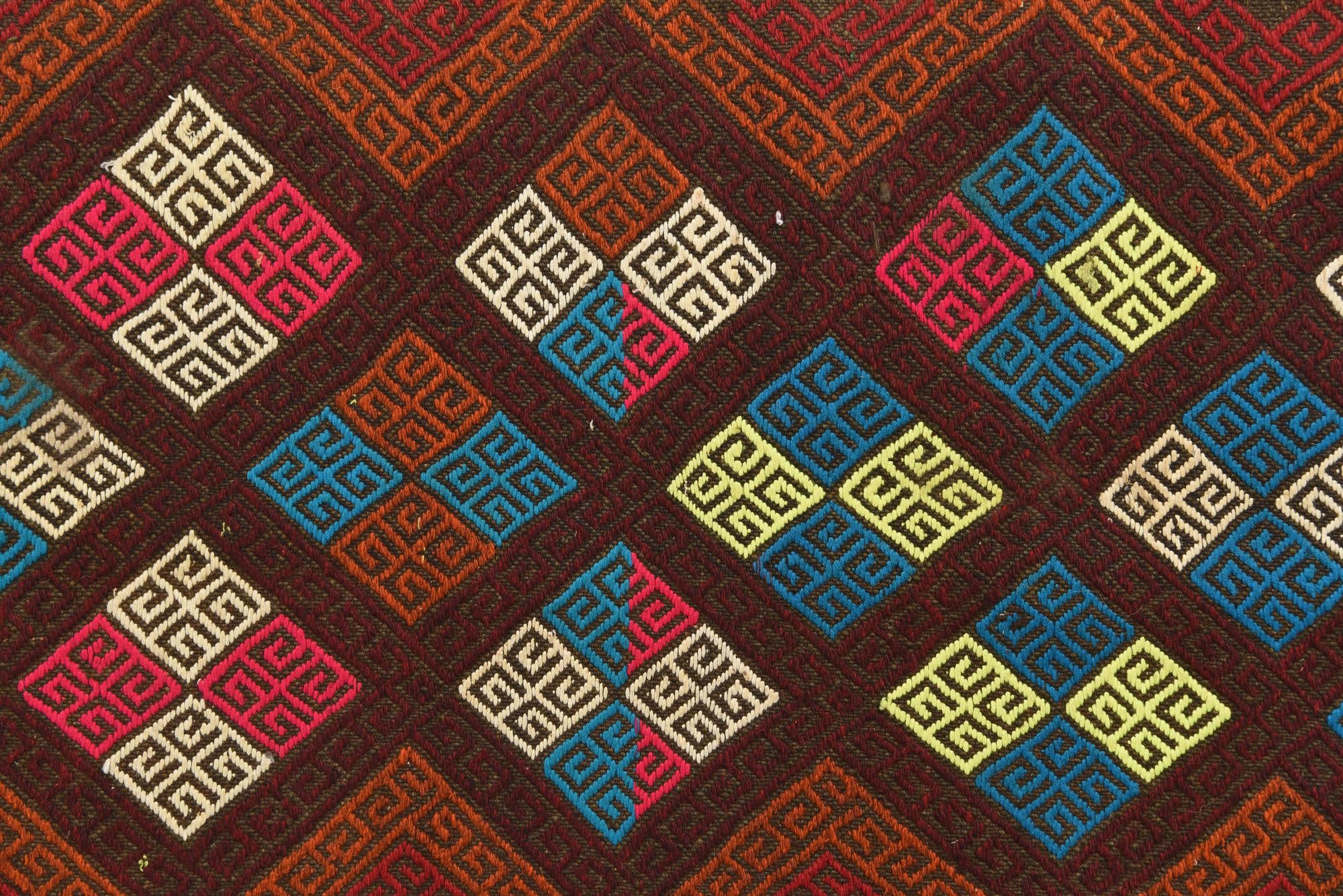 2' 5 x 10' 1 Hand Woven Kilim Fars Wool Runner Rug