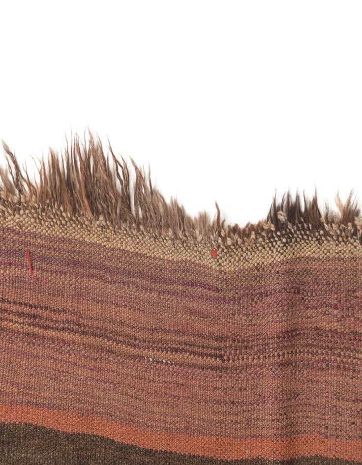 Detail image of 4' 5 x 11' 9  Hand Woven Kilim Fars Wool Runner Rug