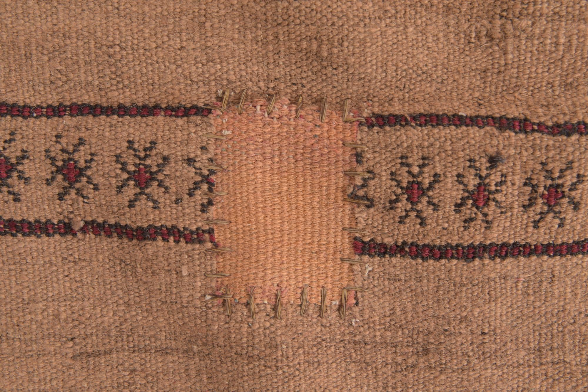 3' 9 x 10' 2 Hand Woven Kilim Fars Wool Runner Rug