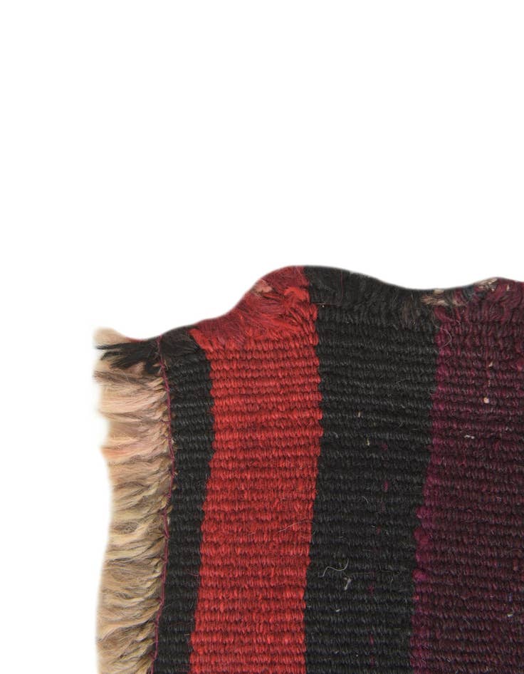 Detail image of 3' 10 x 10' 1  Hand Woven Kilim Fars Wool Runner Rug