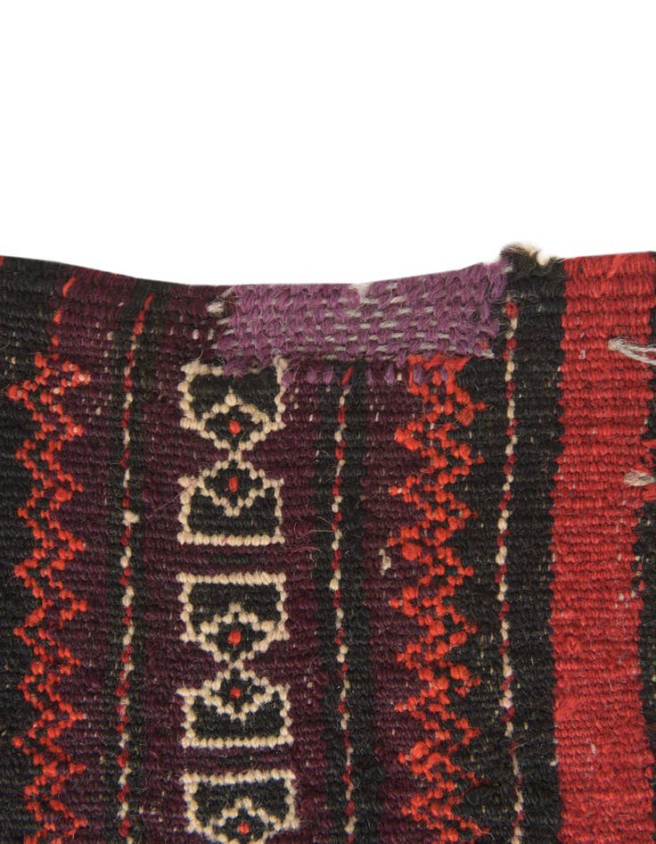 Detail image of 3' 10 x 10' 1  Hand Woven Kilim Fars Wool Runner Rug