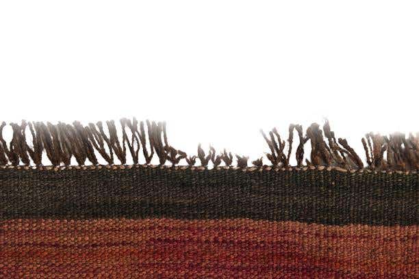 4' 5 x 10' 8 Hand Woven Kilim Fars Wool Runner Rug