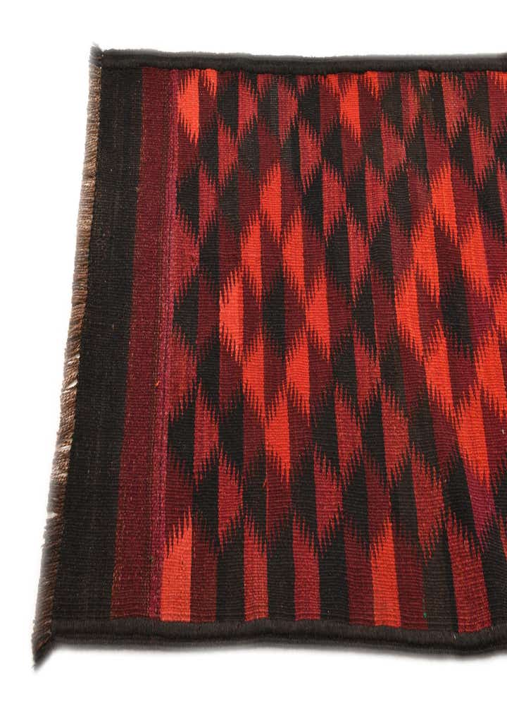 2' 2 x 14' Hand Woven Kilim Fars Wool Runner Rug