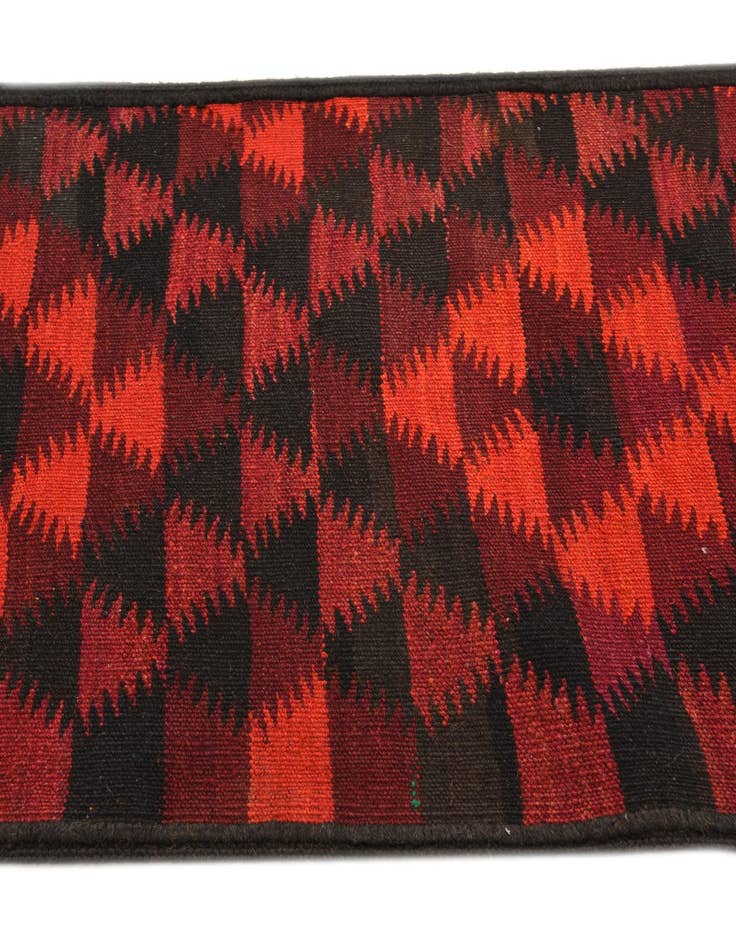 Detail image of 2' 2 x 14' Hand Woven Kilim Fars Wool Runner Rug