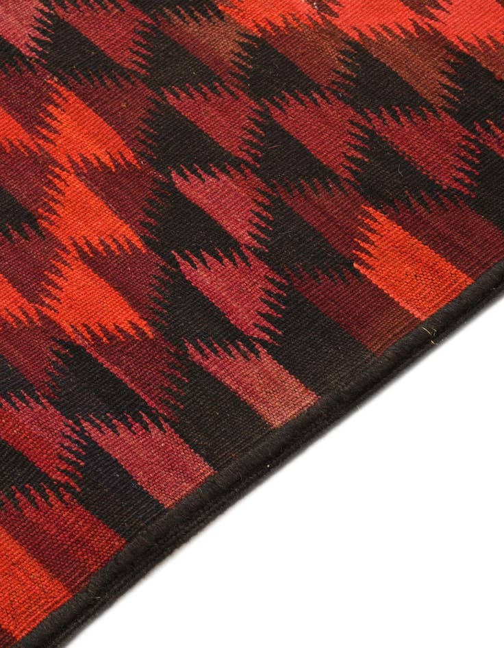 Detail image of 2' 2 x 14' Hand Woven Kilim Fars Wool Runner Rug
