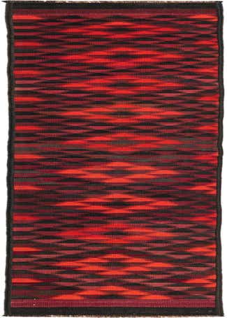 2' 2 x 14' Hand Woven Kilim Fars Wool Runner Rug