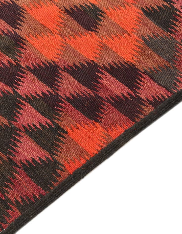 Detail image of 1' 11 x 14'  Hand Woven Kilim Fars Wool Runner Rug