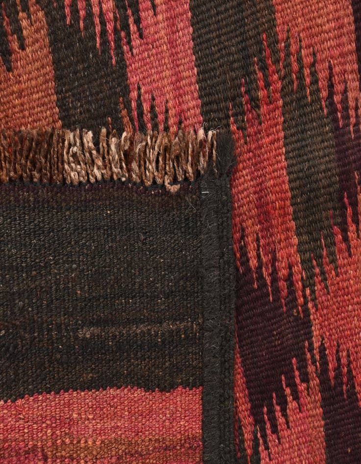 Detail image of 1' 11 x 14'  Hand Woven Kilim Fars Wool Runner Rug