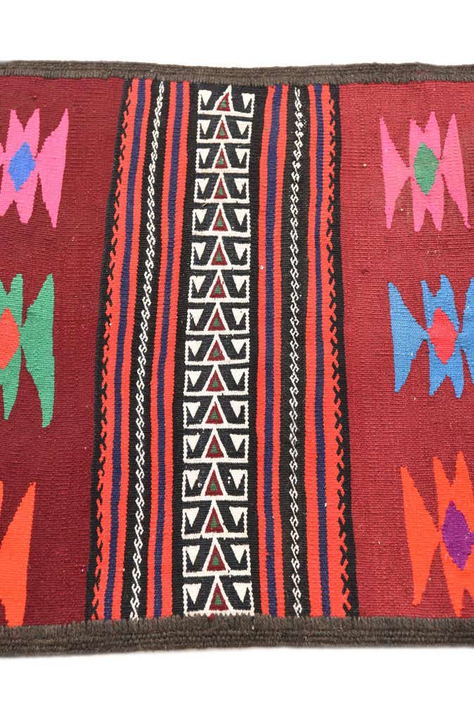1' 10 x 10' 2 Hand Woven Kilim Fars Wool Runner Rug