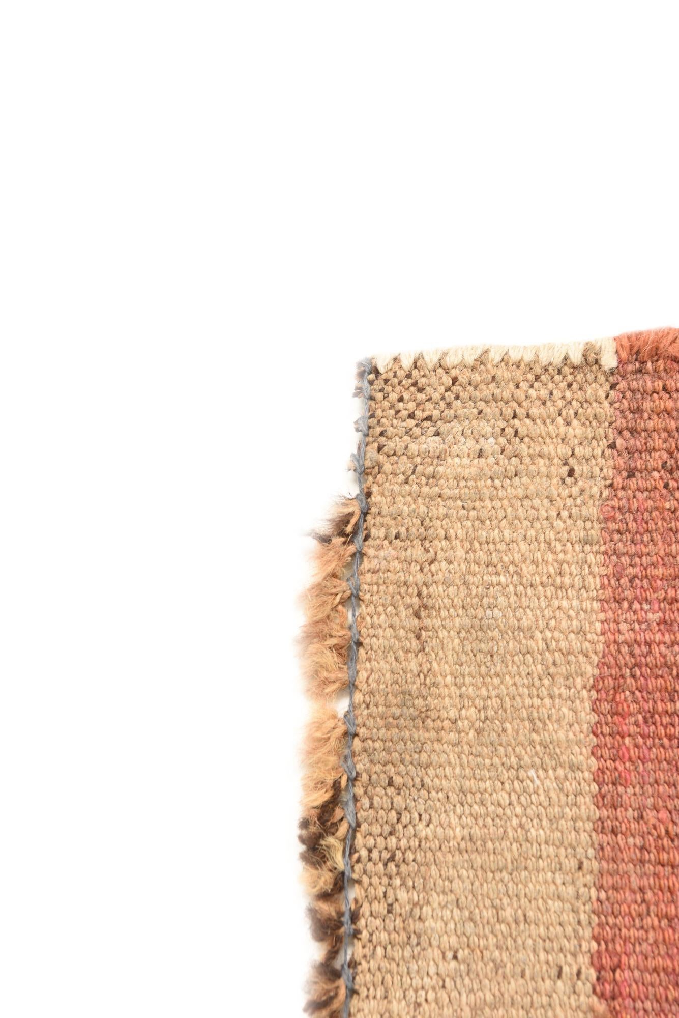 4' 6 x 11' 6 Hand Woven Kilim Fars Wool Runner Rug