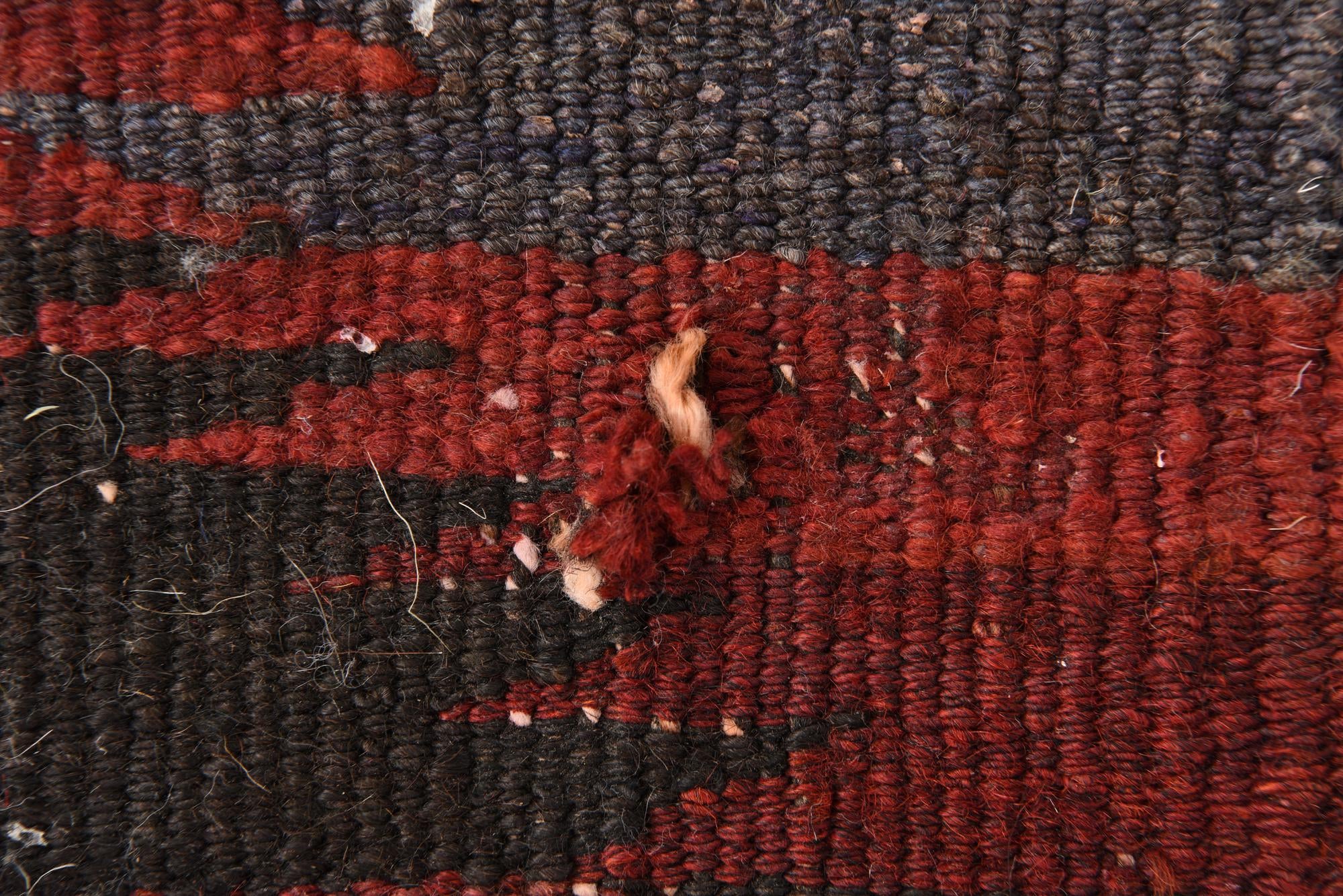 4' 2 x 11' 9 Hand Woven Kilim Fars Wool Runner Rug