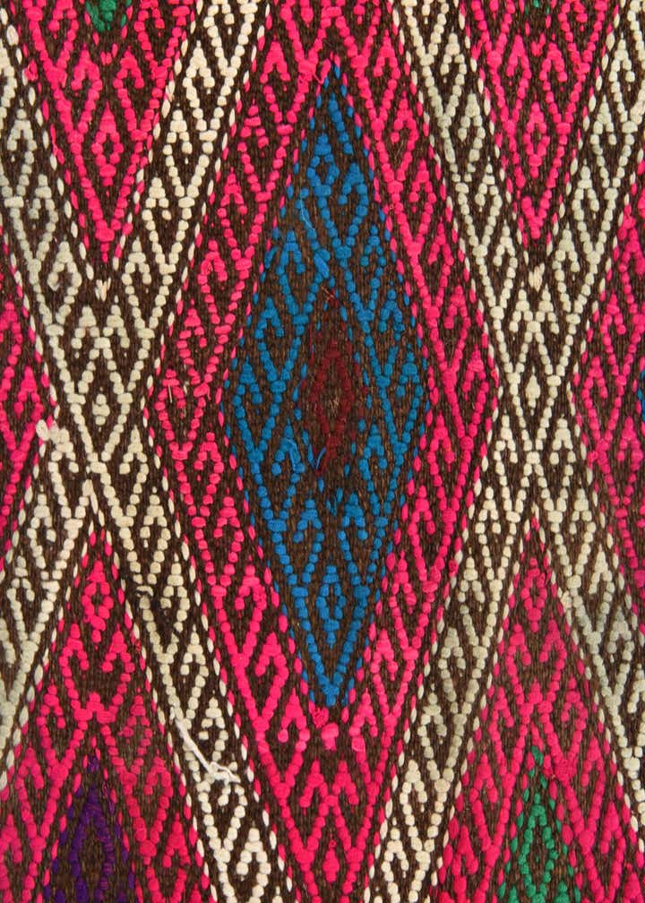 2' 5 x 10' 4 Hand Woven Kilim Fars Wool Runner Rug