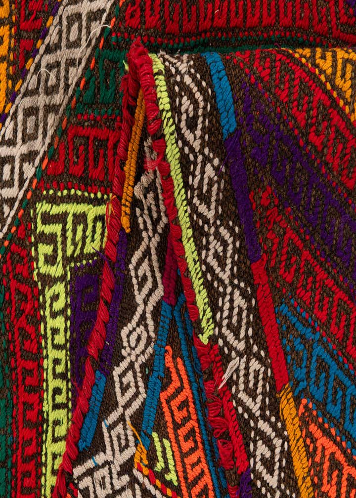 2' 1 x 7' 2 Hand Woven Kilim Fars Wool Runner Rug