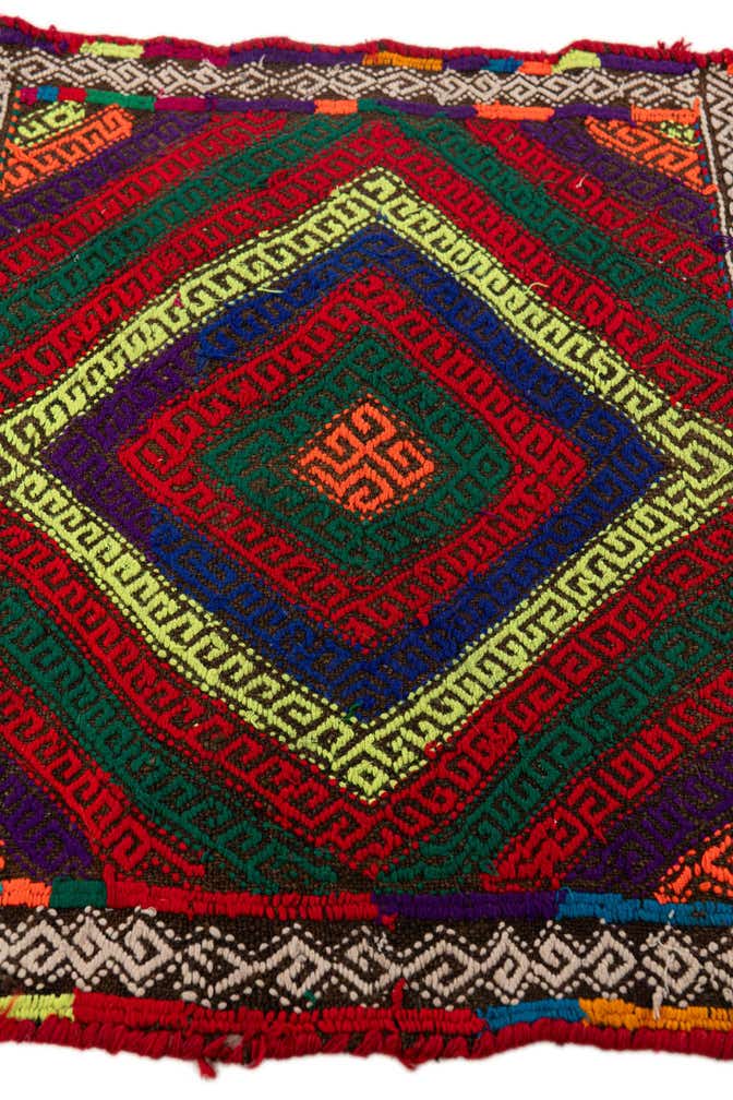 2' 1 x 7' 2 Hand Woven Kilim Fars Wool Runner Rug