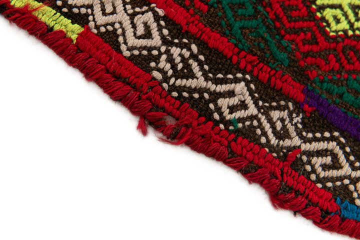 2' 1 x 7' 2 Hand Woven Kilim Fars Wool Runner Rug