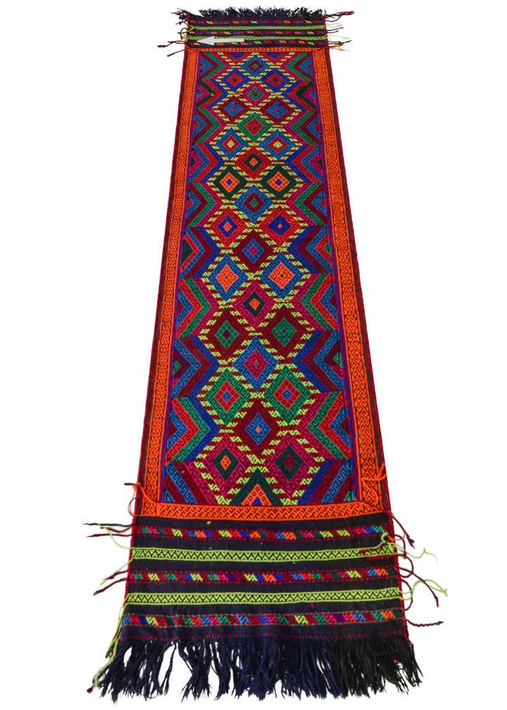 2' 5 x 9' 3 Hand Woven Kilim Fars Wool Runner Rug