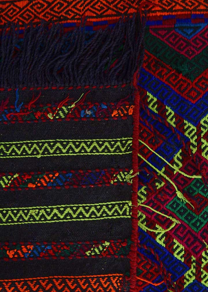 2' 5 x 9' 3 Hand Woven Kilim Fars Wool Runner Rug