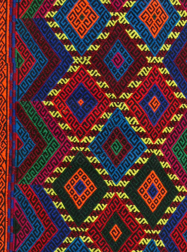 2' 5 x 9' 3 Hand Woven Kilim Fars Wool Runner Rug